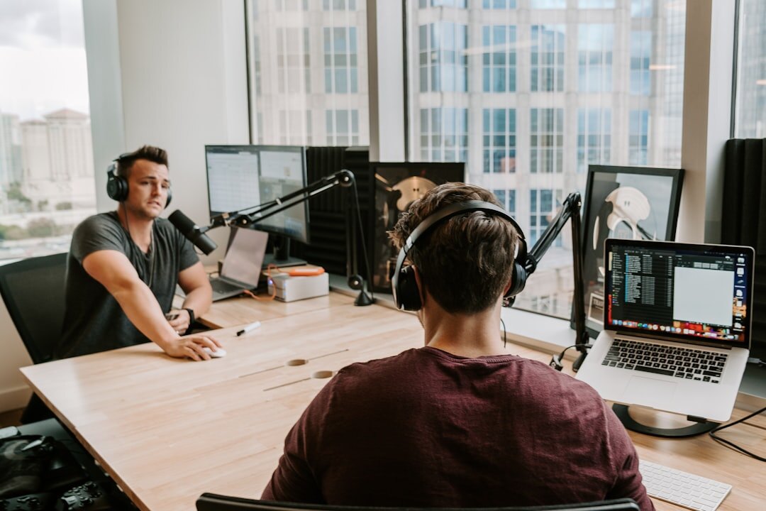 podcast studio setup